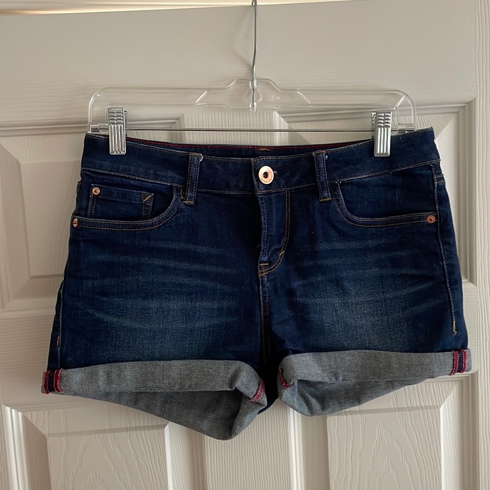 KENSIE low rise denim shorts